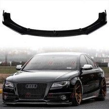 PER AUDI A4 S4 Rs4 2008-2012 B8 SPOILER LAMA SOTTO PARAURTI ANTERIORE SPLITTER