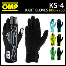 OMP KS4 Karting Gloves KS-4 Indoor Go-Karting Latest Modern Design in 6 Colours!