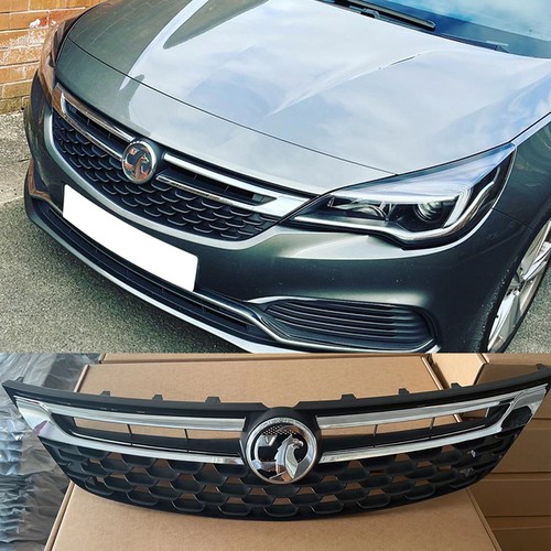 Chrome front grille - front,
