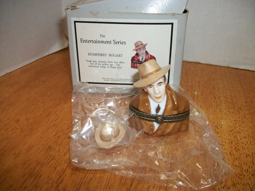 Porcelain hinged trinket box - trinket,
