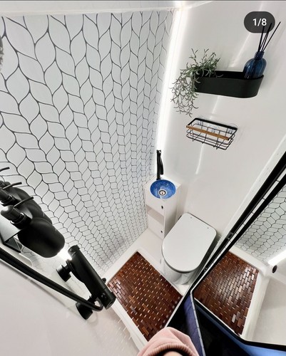 Small campervan bathroom wash - campervan,