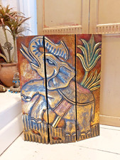 HAND CARVED SOLID WOOD