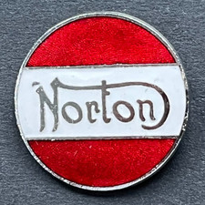 MOTORCYCLE Pin Badge NORTON Large 35mm