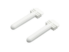 10 X 5cm PLASTIC PERCHES FOR CAGE & AVIARY BIRDS