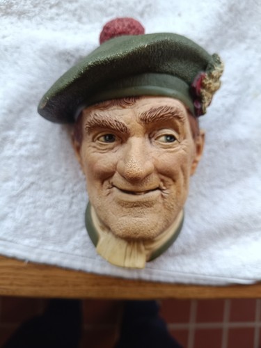 Vintage bossons chalkware wall - bossons,