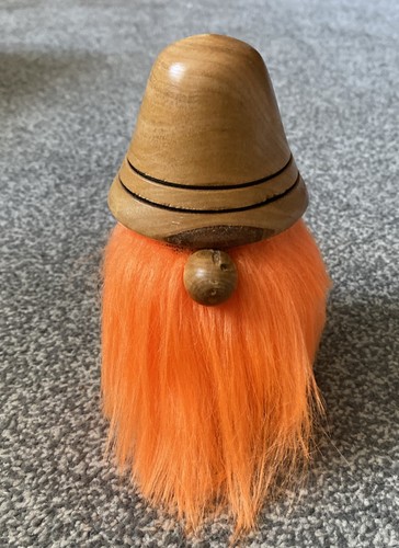 Handcrafted woodturned gonk - handcrafted,