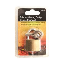 Blackspur 30mm Brass Padlock