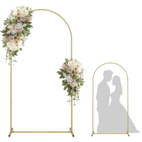 Metal wedding arch - metal, round