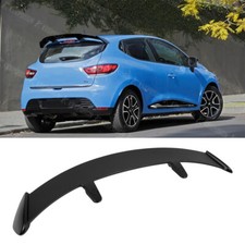 For Renault Clio MK3 MK4 MK5 Rear Roof Top Spoiler Wing Extension Lip MatteBlack
