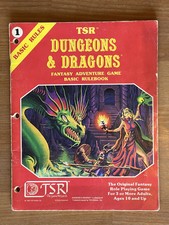 Dungeons & Dragons Basic Rules 1 1981 1st Printing Book  TSR D&D Rulebook