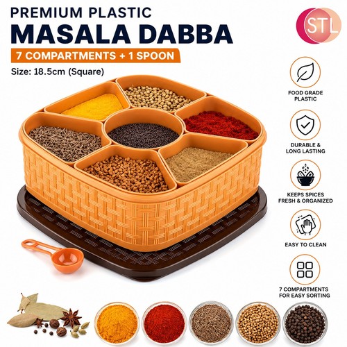 Premium plastic masala dabba - plastic, /