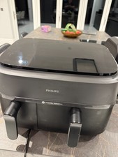 Philips 9L Dual Basket Air Fryer 3000 Series Rapid Air Plus Technology -NA350/03