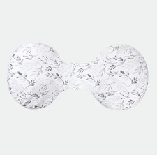 Boppy Brand Side Sleeper Pregnancy Pillow, Gray Falling Leaves Pattern