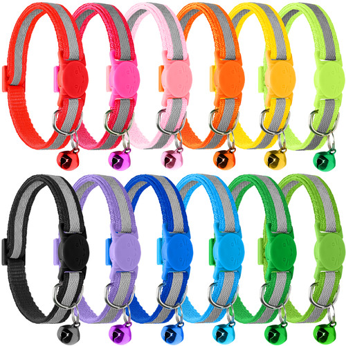 Pack reflective cat collars - 12,