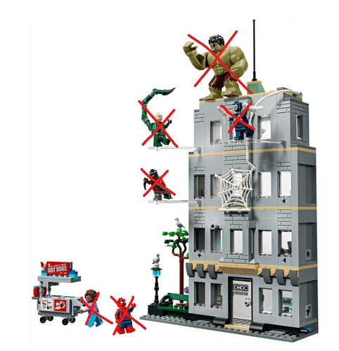 Lego marvel spider man hulk - lego,