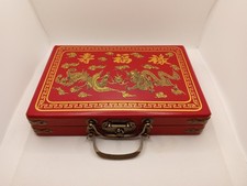 Chinese Mahjong Set Red Case