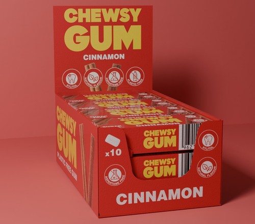 12x chewsy cinnamon plastic - 12x,