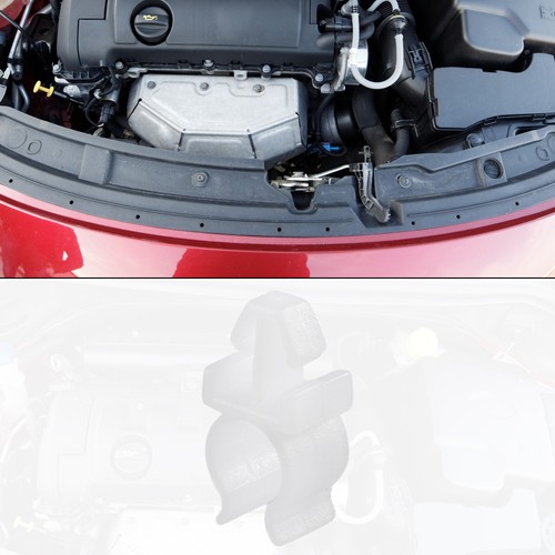 Hood prop rod - rod, retainer