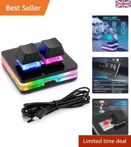Black key rgb mechanical - black,