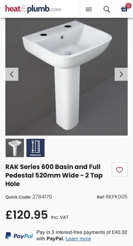 Rak series 600 52cm th - rak,