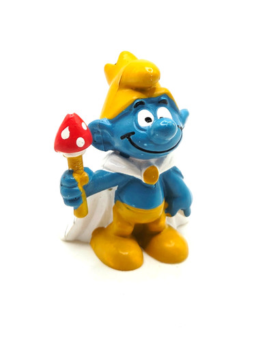 Vintage peyo king smurf 20074 - peyo,