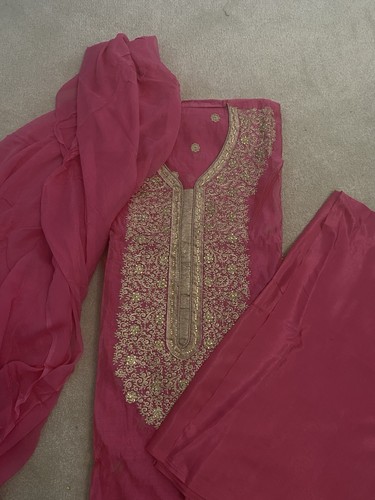 Elegant pink punjabi suit - punjabi, with