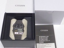 CITIZEN ANA-DIGI TEMP JG2101-78E Silver Men's Watch New in Box