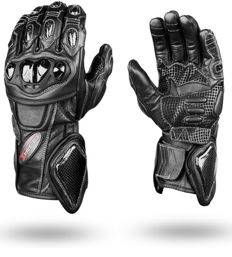 Leather motorbike gloves - motorbike,