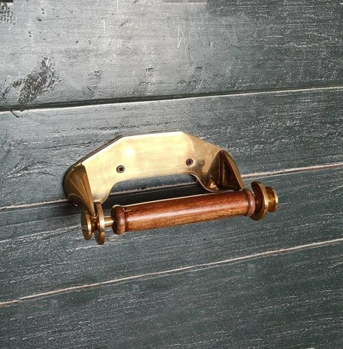 Rustic toilet roll holder - roll,