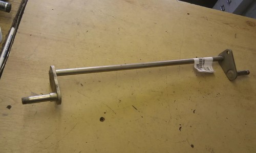Hayter harrier front axle - 56,
