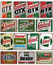 Vintage Style Castrol Metal