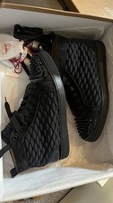 Size 40.5 EU 7 UK - Christian Louboutin  High Top Spike trainers Sneakers 
