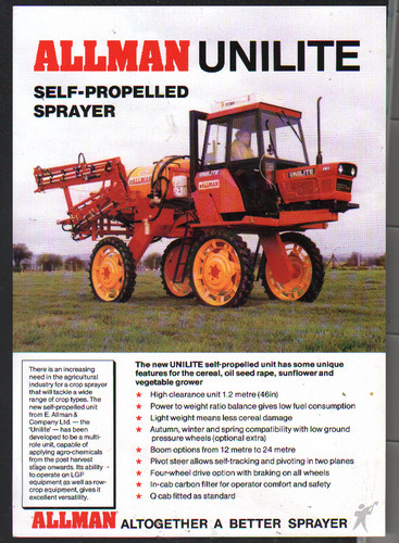 Allman unilite self propelled - allman, self-propelled