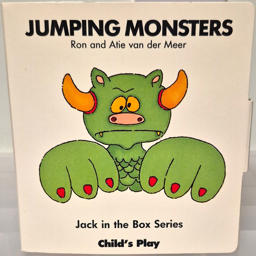 Child play jumping monsters - jumping,
