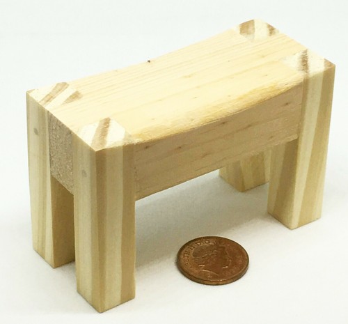 Dolls house wooden butchers - dolls,