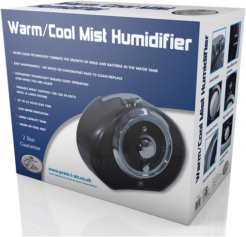 Quality black warm cool mist - warm,
