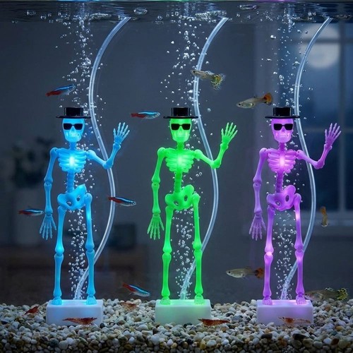 Dancing skeleton aquarium - skeleton,