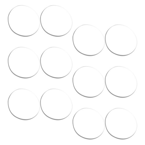 Pcs glass table mats - 12,