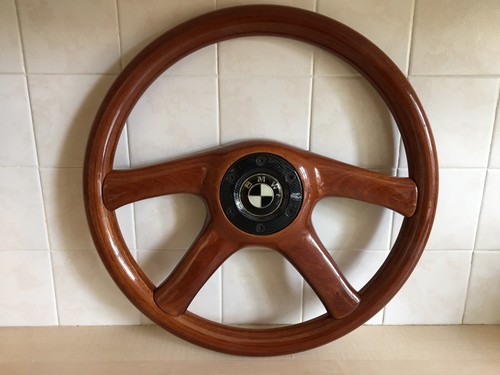 Bmw wooden steering - steering, wheel