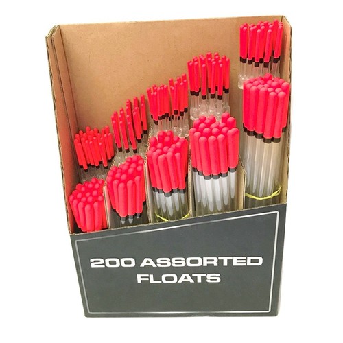 200 loaded fishing floats - loaded,
