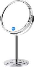 KOOSREEL 6" Double Sided 10X/1X Magnifying Makeup Mirror 360° Rotation Travel