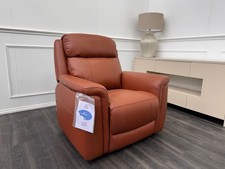 LAZY BOY PARIS Static Armchair In Brown Leather