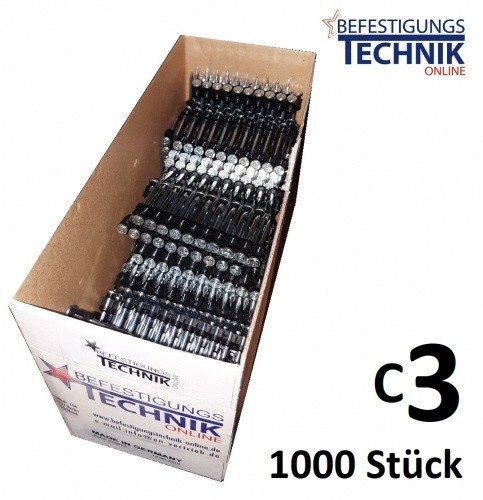 Concrete nails 6x15mm for - concrete, 2.6x15mm