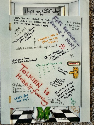 Carte blanche toilet - toilet, graffiti