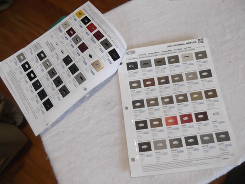 2001 all paint chips - all,