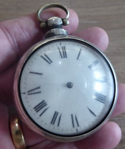 Antique silver fusee verge - antique,