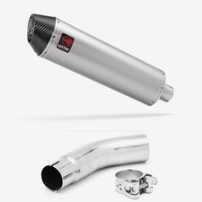 Lextek Stainless Steel Slip-on 400mm Exhaust for Suzuki GSR750 11-16