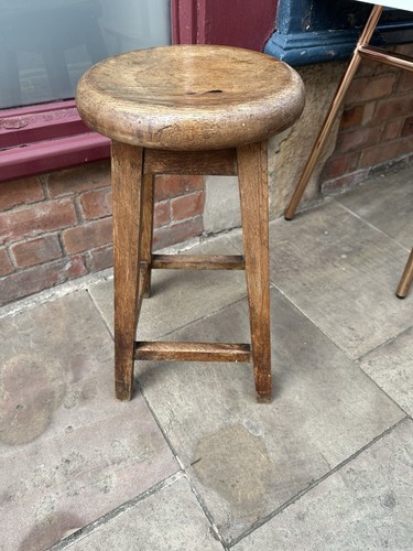 Bar stool solid thick oak - solid,