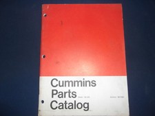 CUMMINS V8 185 DIESEL ENGINE PARTS MANUAL BOOK 967088