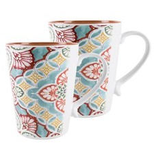 Purely Home Rio Corte Outdoor/Camping/BBQ - Plastic/Melamine Mugs x 2